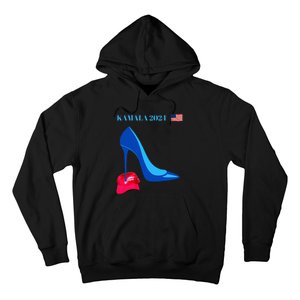 Kamala Harris For President 2024 High Heel Crushed Maga Hat Hoodie