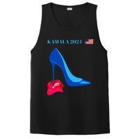 Kamala Harris For President 2024 High Heel Crushed Maga Hat PosiCharge Competitor Tank