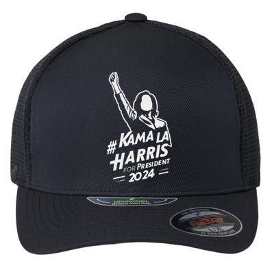 Kamala Harris For President 2024 Election Flexfit Unipanel Trucker Cap