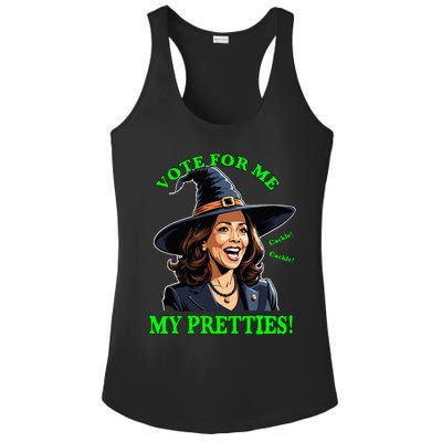 Kamala Harris Friendly Witch Vote Cackle Funny Election 2024 Ladies PosiCharge Competitor Racerback Tank