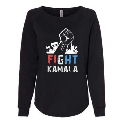 Kamala Harris Fight For America 2024 Womens California Wash Sweatshirt