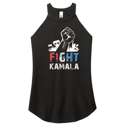 Kamala Harris Fight For America 2024 Women's Perfect Tri Rocker Tank