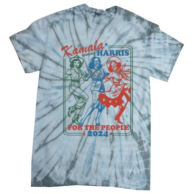 Kamala Harris For The People 2024 Tie-Dye T-Shirt