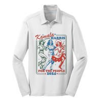 Kamala Harris For The People 2024 Silk Touch Performance Long Sleeve Polo