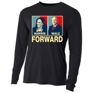 Kamala Harris Forward Harris Walz Forward Cooling Performance Long Sleeve Crew