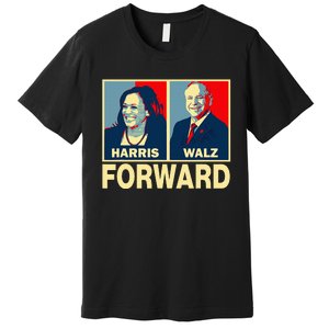 Kamala Harris Forward Harris Walz Forward Premium T-Shirt