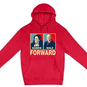 Kamala Harris Forward Harris Walz Forward Premium Pullover Hoodie