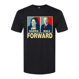 Kamala Harris Forward Harris Walz Forward Softstyle CVC T-Shirt