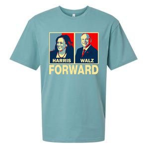 Kamala Harris Forward Harris Walz Forward Sueded Cloud Jersey T-Shirt