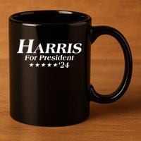 Kamala Harris For President 2024 11oz C Handle Ceramic Mug