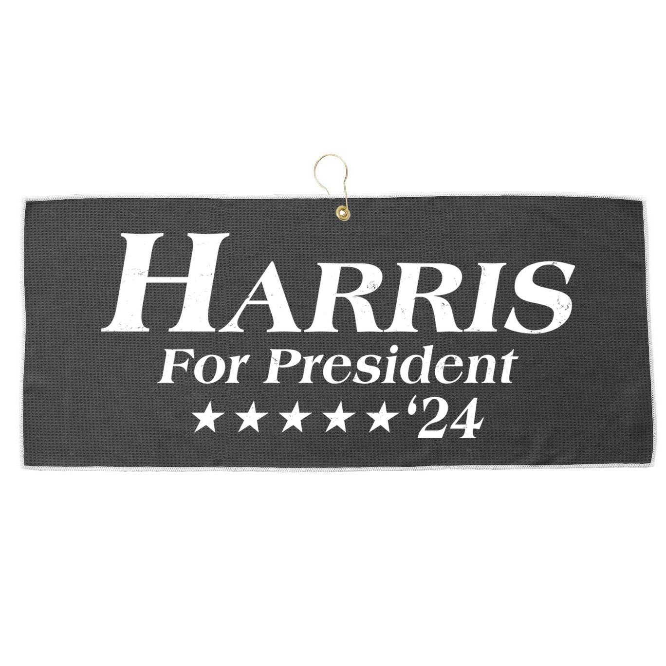 Kamala Harris For President 2024 Large Microfiber Waffle Golf Towel