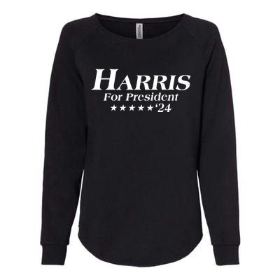 Kamala Harris For President 2024 Womens California Wash Sweatshirt