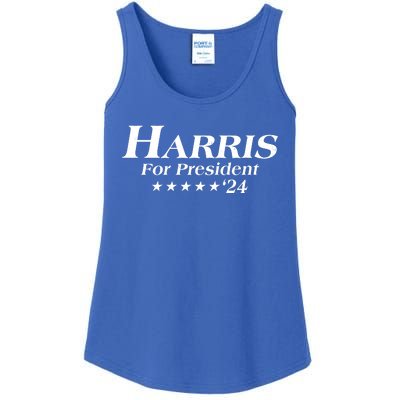 Kamala Harris For President 2024 Ladies Essential Tank