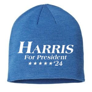 Kamala Harris For President 2024 Sustainable Beanie