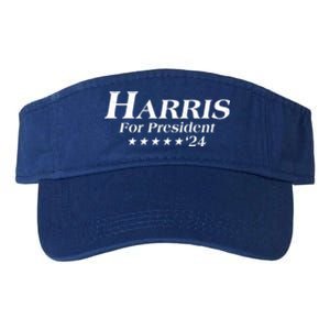 Kamala Harris For President 2024 Valucap Bio-Washed Visor