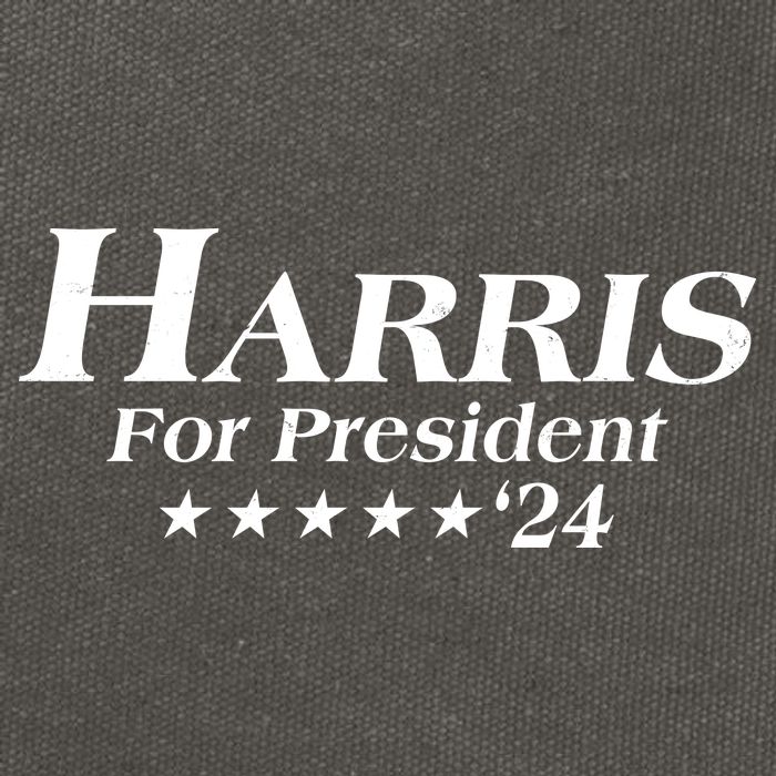 Kamala Harris For President 2024 Cotton Canvas Backpack