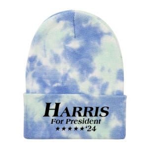 Kamala Harris For President 2024 Tie Dye 12in Knit Beanie