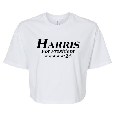 Kamala Harris For President 2024 Bella+Canvas Jersey Crop Tee