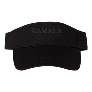 Kamala Harris First Woman President Tribute Valucap Bio-Washed Visor