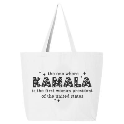 Kamala Harris First Woman President Tribute 25L Jumbo Tote