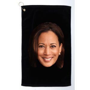 Kamala Harris Face 2024 Platinum Collection Golf Towel