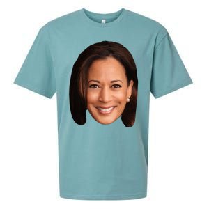 Kamala Harris Face 2024 Sueded Cloud Jersey T-Shirt