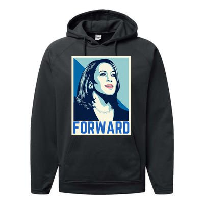 Kamala Harris Forward 2024 Presidential Election President Performance Fleece Hoodie