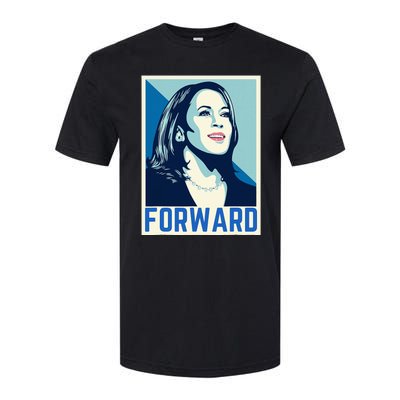 Kamala Harris Forward 2024 Presidential Election President Softstyle CVC T-Shirt