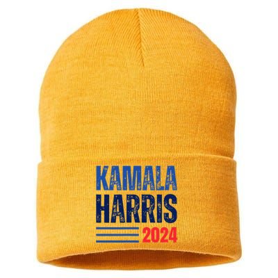 Kamala Haris For President Sustainable Knit Beanie