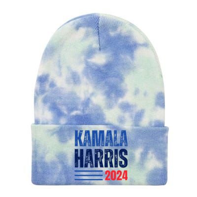 Kamala Haris For President Tie Dye 12in Knit Beanie