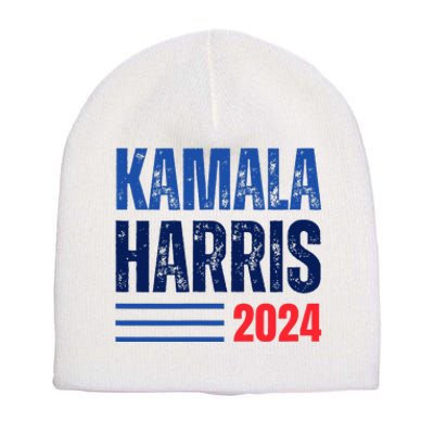 Kamala Haris For President Short Acrylic Beanie