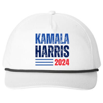 Kamala Haris For President Snapback Five-Panel Rope Hat