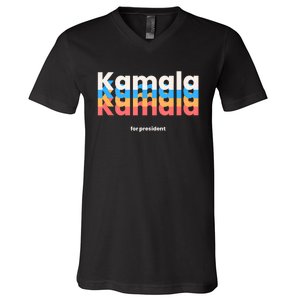 Kamala Harris For President 2024 Harris 2024 Democrat Usa V-Neck T-Shirt