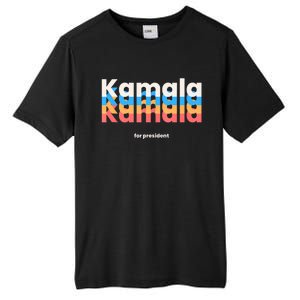 Kamala Harris For President 2024 Harris 2024 Democrat Usa Tall Fusion ChromaSoft Performance T-Shirt