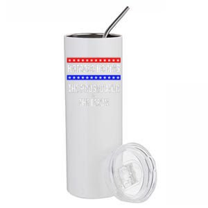 Kamala Harris For President The Prosecutor Vs The Felon 2024 Stainless Steel Tumbler