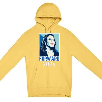 Kamala Harris Forward 2024 Presidential Election President Premium Pullover Hoodie