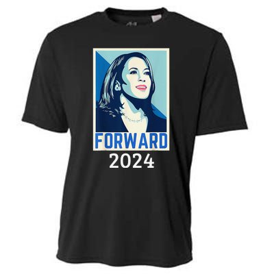 Kamala Harris Forward 2024 Presidential Election President Cooling Performance Crew T-Shirt