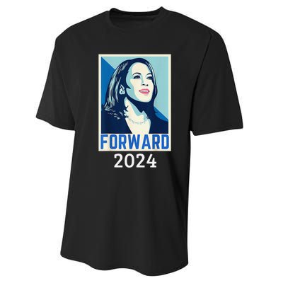 Kamala Harris Forward 2024 Presidential Election President Performance Sprint T-Shirt