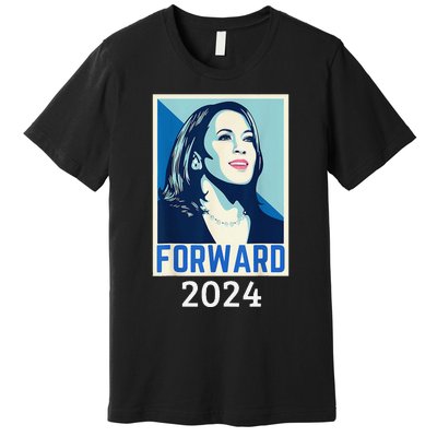 Kamala Harris Forward 2024 Presidential Election President Premium T-Shirt