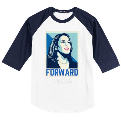 Kamala Harris Forward 2024 Presidential Election President Baseball Sleeve Shirt