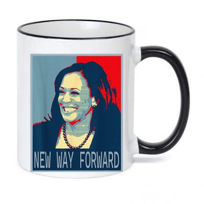 Kamala Harris Forward 2024 Presidential Election President 11oz Black Color Changing Mug