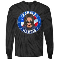 Kamala Harris For President 2024 Vote Democrat Tie-Dye Long Sleeve Shirt