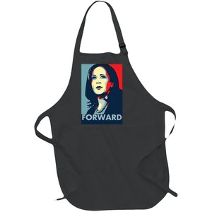 Kamala Harris Forward 2024 Presidential Election President Full-Length Apron With Pockets