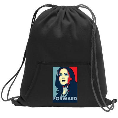 Kamala Harris Forward 2024 Presidential Election President Sweatshirt Cinch Pack Bag