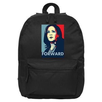 Kamala Harris Forward 2024 Presidential Election President 16 in Basic Backpack