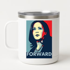 Kamala Harris Forward 2024 Presidential Election President 12 oz Stainless Steel Tumbler Cup