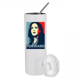 Kamala Harris Forward 2024 Presidential Election President Stainless Steel Tumbler