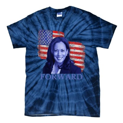 Kamala Harris Forward 2024 Presidential Election President Tie-Dye T-Shirt