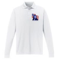 Kamala Harris Forward 2024 Presidential Election President Performance Long Sleeve Polo