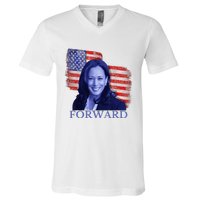 Kamala Harris Forward 2024 Presidential Election President V-Neck T-Shirt